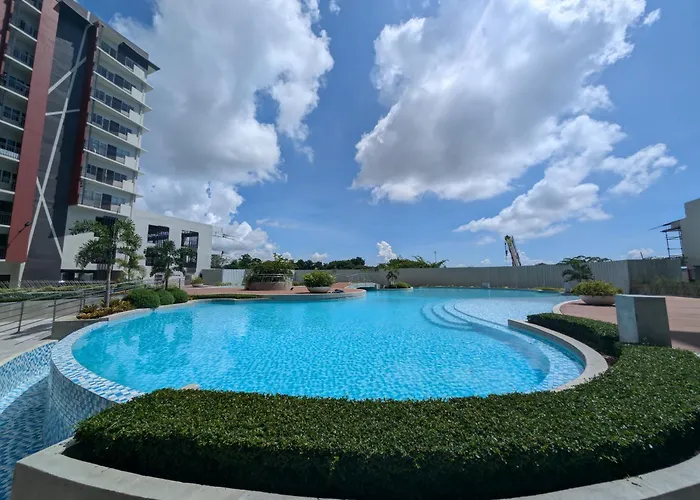 アパート Relaxing Pool-view In Mactan With Balcony マクタン