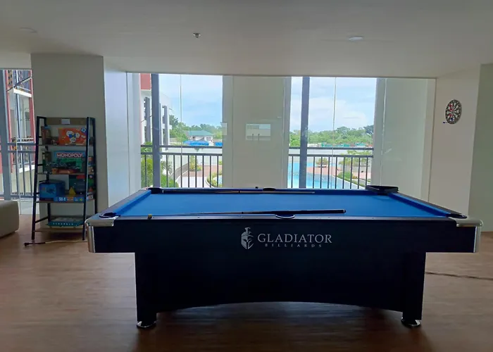 Relaxing Pool-view In Mactan With Balcony アパート *